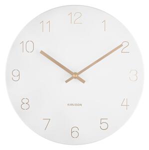 Nástěnné hodiny Charm 30 cm S bílé Karlsson (Barva- bílá)