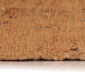 Ručně tkaný koberec Chindi kůže - snědý | 160x230 cm