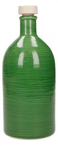 Láhev na olivový olej 500 ml Artiginale Verde Maiolica zelená BRANDANI (barva - zelená)