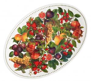 Oválný talíř/tác 50 x 35,5 cm LE PRIMIZIE BRANDANI (barva - barevná,ovoce)