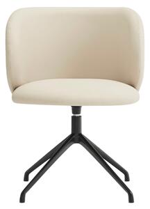 Béžová koženková konferenční židle Teulat Mogi