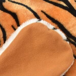 Plyšový koberec tygr - hnědý | 144 cm