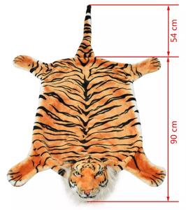 Plyšový koberec tygr - hnědý | 144 cm