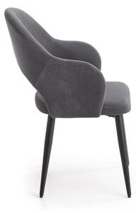 Jídelní židle Rainer, šedá / černá