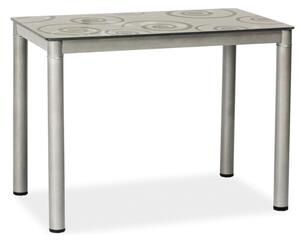 Jídelní stůl Damar 100 x 60 cm, šedá
