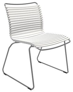 Bílá plastová zahradní židle HOUE Click