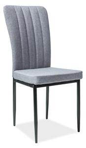 Jídelní židle Poseidon, šedá / černá