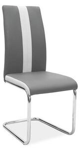 Jídelní židle Latia, šedá / bílá