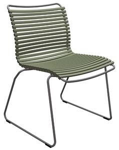 Olivově zelená plastová zahradní židle HOUE Click