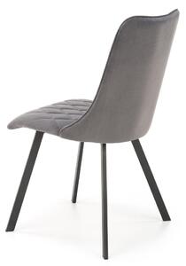 Jídelní židle Nyx, šedá / černá