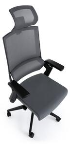 Kancelářská židle Soldado, šedá / černá