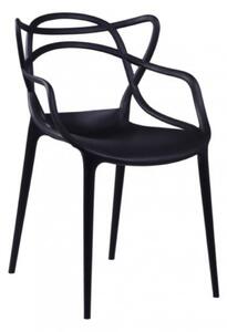 Jídelní židle Oberon, černá