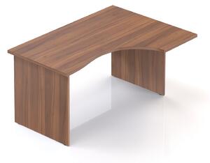 Ergonomický stůl Visio 140 x 100 cm, pravý, ořech
