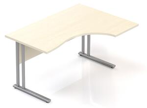 Ergonomický stůl Visio 140 x 100 cm, pravý, javor