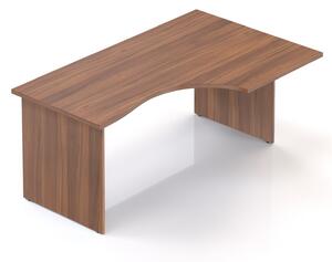 Ergonomický stůl Visio 160 x 100 cm, pravý, ořech