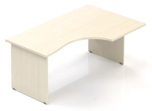 Ergonomický stůl Visio 160 x 100 cm, pravý, javor