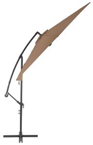 Konzolový slunečník Astoria s hliníkovou tyčí - 300 cm | hnědopšedý