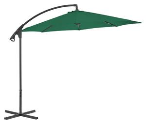 Konzolový slunečník Avants s ocelovou tyčí - 300 cm | zelený
