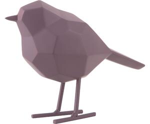 Soška ptáka bird small 17 cm tmavě fialová Present Time (Barva-matná tmavě fialová)