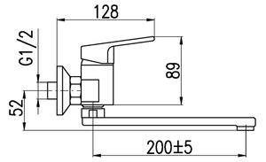 Slezák-RAV Vodovodní baterie dřezová/umyvadlová Slezák RAV Colorado CO101/23 chrom Barva: chrom, Rozměr: 150 mm