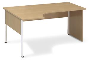 Ergonomický stůl ProOffice A 180 x 120 cm, levý, buk