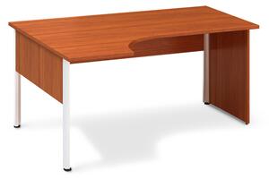 Ergonomický stůl ProOffice A 180 x 120 cm, levý, třešeň