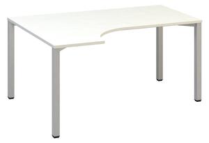 Ergonomický stůl ProOffice B 180 x 120 cm, levý, bílá