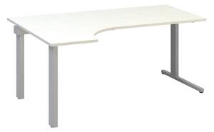 Ergonomický stůl ProOffice C 180 x 120 cm, levý, bílá