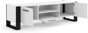 BIM Televizní stolek NUKA 160 cm bílý mat