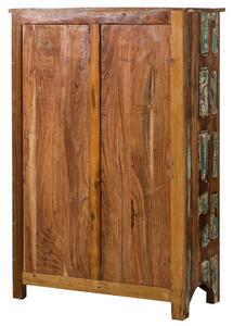 OLDTIME Vitrína 140x95 cm. staré dřevo