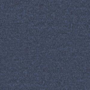 Tmavě modrá čalouněná podnožka FLEXLUX PADOVA 56 x 44 cm