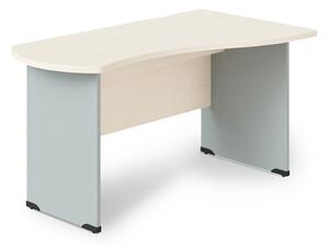 Rohový stůl Manager, pravý 160 x 100 cm, akát světlý