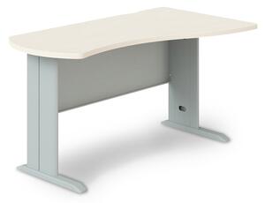 Rohový stůl Manager, pravý 140 x 80 cm, akát světlý