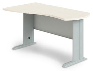 Rohový stůl Manager, levý 160 x 100 cm, akát světlý