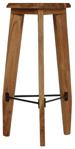 Barové stoličky 2 ks - trojúhelníkové | masivní akáciové dřevo