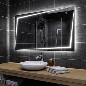 Koupelnové zrcadlo s LED podsvětlením 90x65 cm BERLIN
