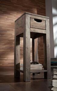 GREY WOOD Příruční stolek 29x29 cm, masivní indický palisandr