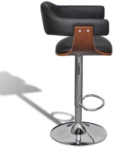 Barové stoličky Lisaugi - 2 ks - výškově nastavitelné | umělá kůže