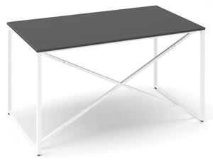 Stůl ProX 138 x 80 cm, grafit / bílá