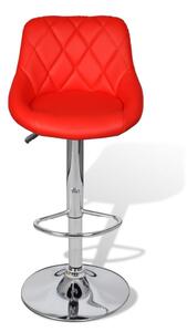 Barové židle Raya 2 ks | červená