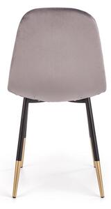 Jídelní židle Noela, šedá / černá