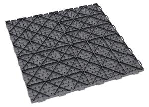 Plastová dlažba Linea Marte 56,3 x 56,3 x 1,3 cm, tmavě šedá