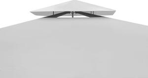 Polyratanový zahradní altán stan s krémově bílou střechou | 3x3 m
