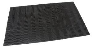 Gumová čisticí rohož DoubleSide 45 x 75 x 1 cm, černá