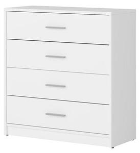 Komoda BRW Nepo Plus 7 (bílá). Akce -10%