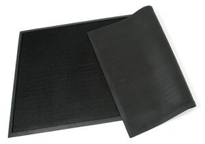 Gumová čisticí rohož Rubber Brush 90 x 180 x 1,2 cm, černá