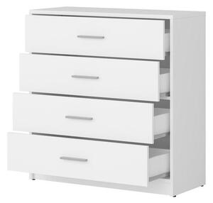 Komoda BRW Nepo Plus 7 (bílá)