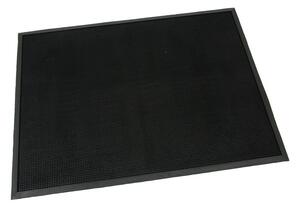 Gumová čisticí rohož Rubber Brush 90 x 120 x 1,2 cm, černá