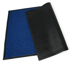 Textilní čisticí rohož Criss Cross 120 x 180 x 0,8 cm, modrá