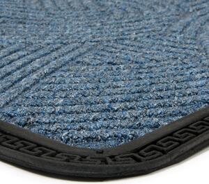 Textilní čisticí rohož Chaos 45 x 75 x 0,8 cm, modrá